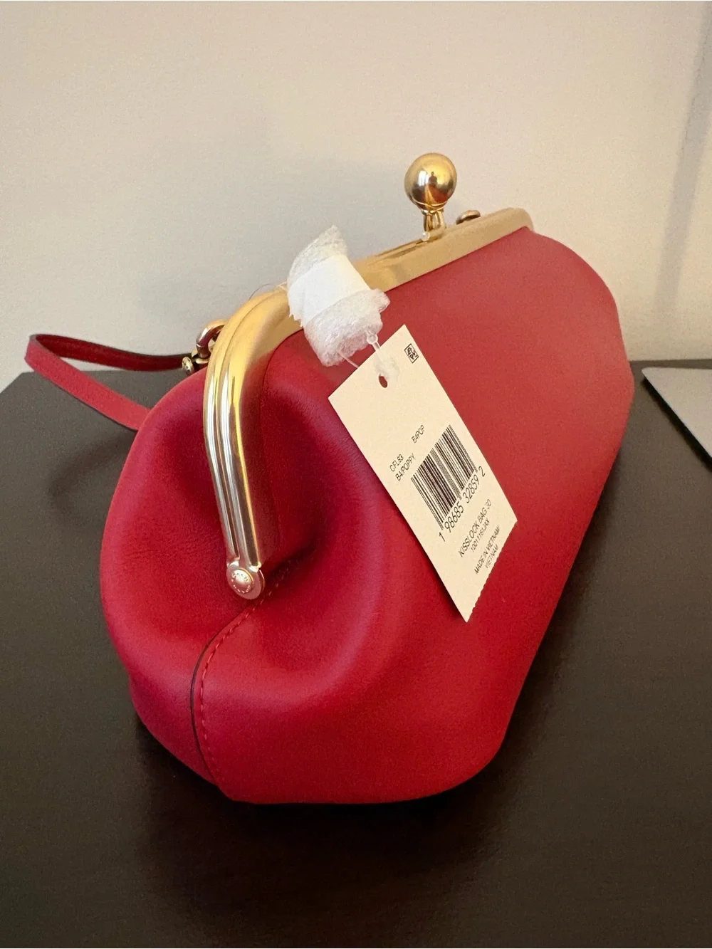 Coach kisslock 30 in Poppy